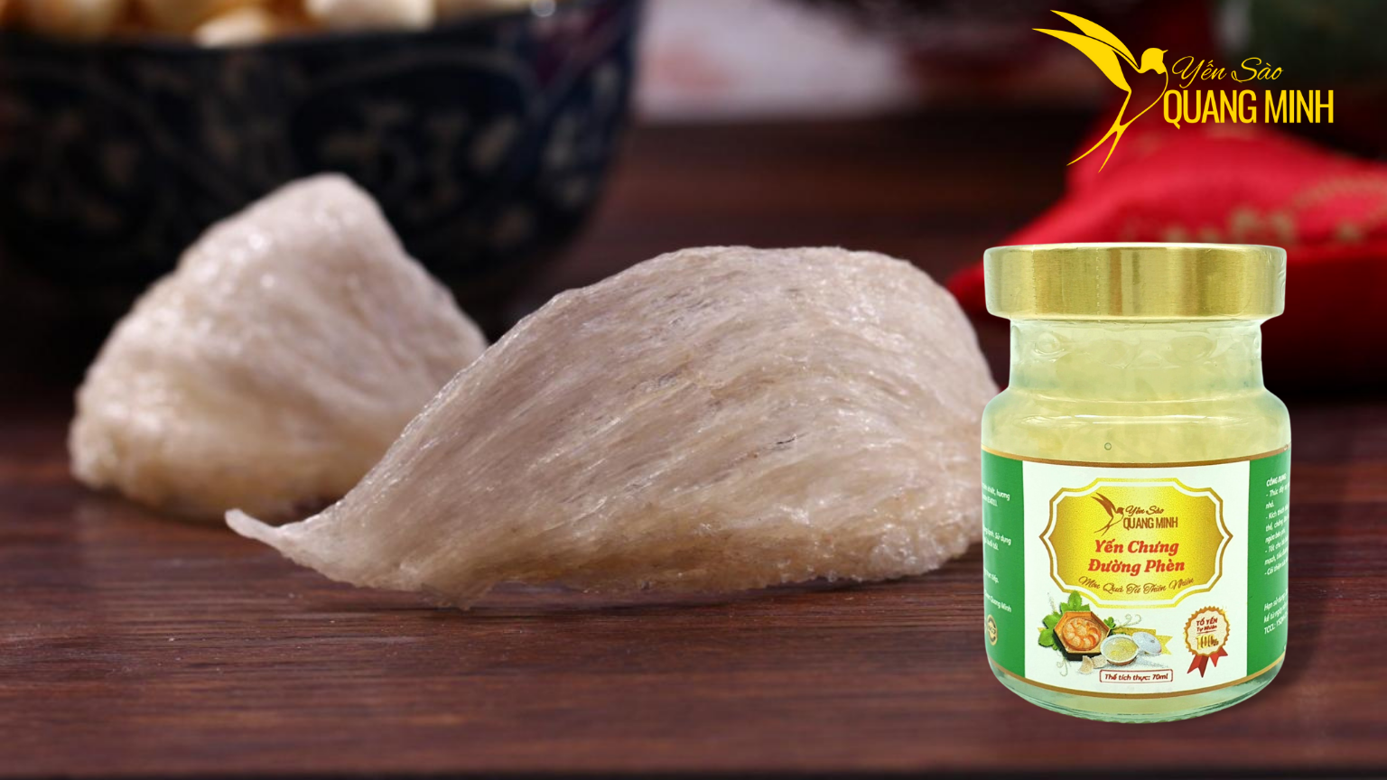 Tổ yến chưng đường phèn có tác dụng gì