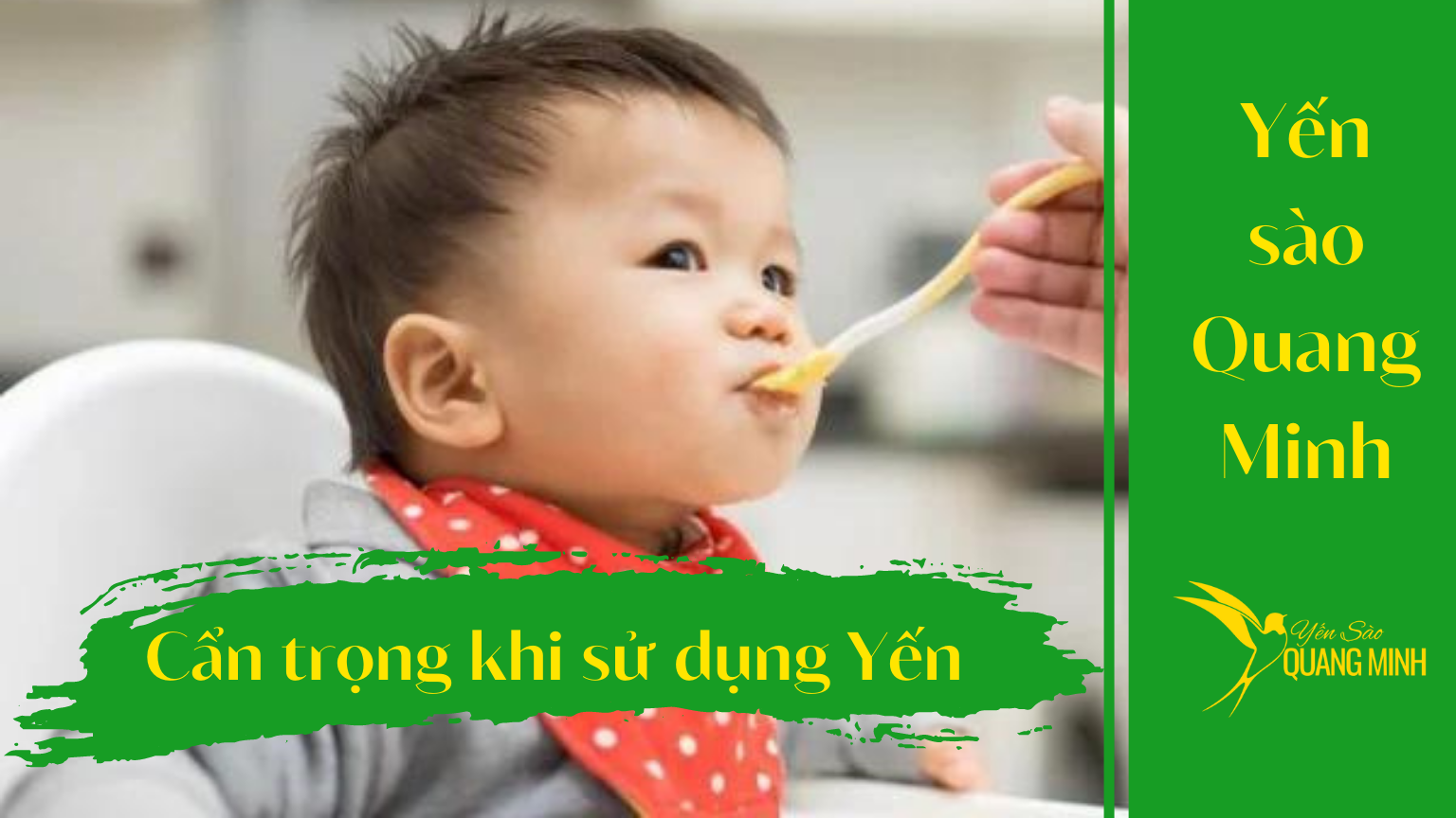 Trẻ mấy tháng tuổi ăn được yến sào