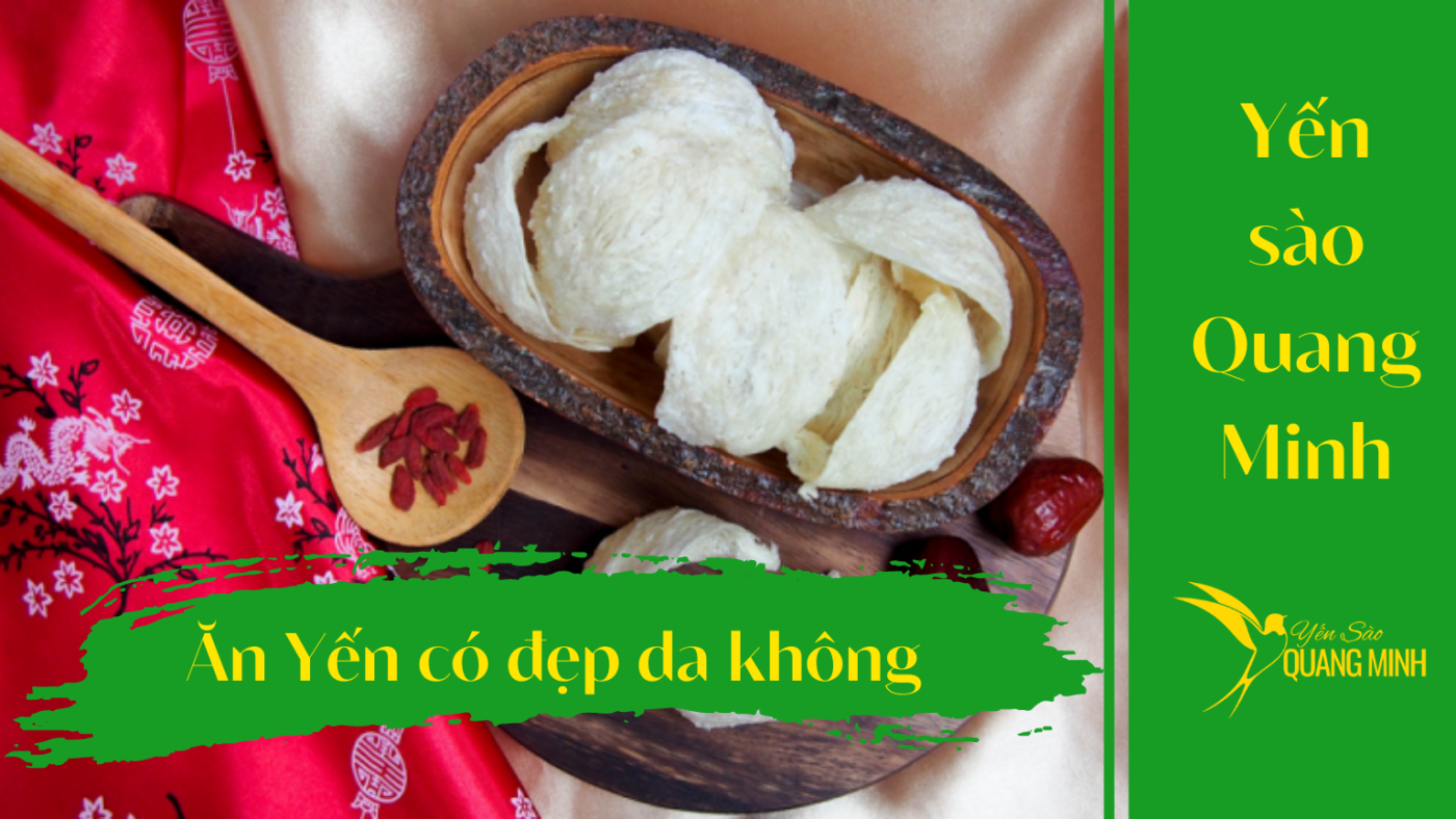 ăn yến sào để đẹp da
