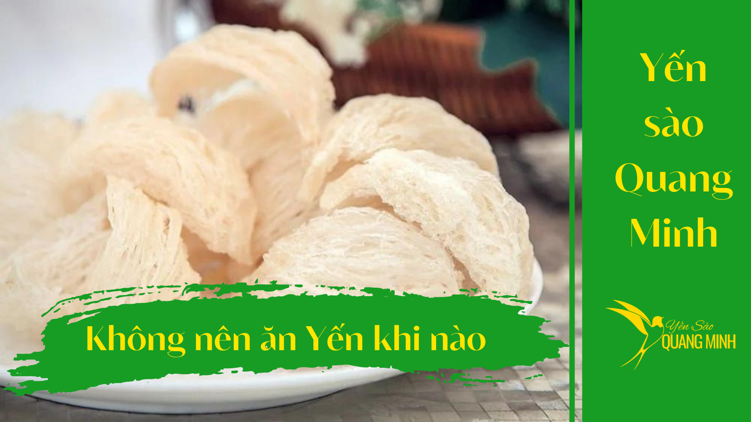 ăn yến sào thời điểm nào là tốt nhất