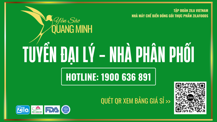 tuyển đại lý Yến Sào Quang Minh