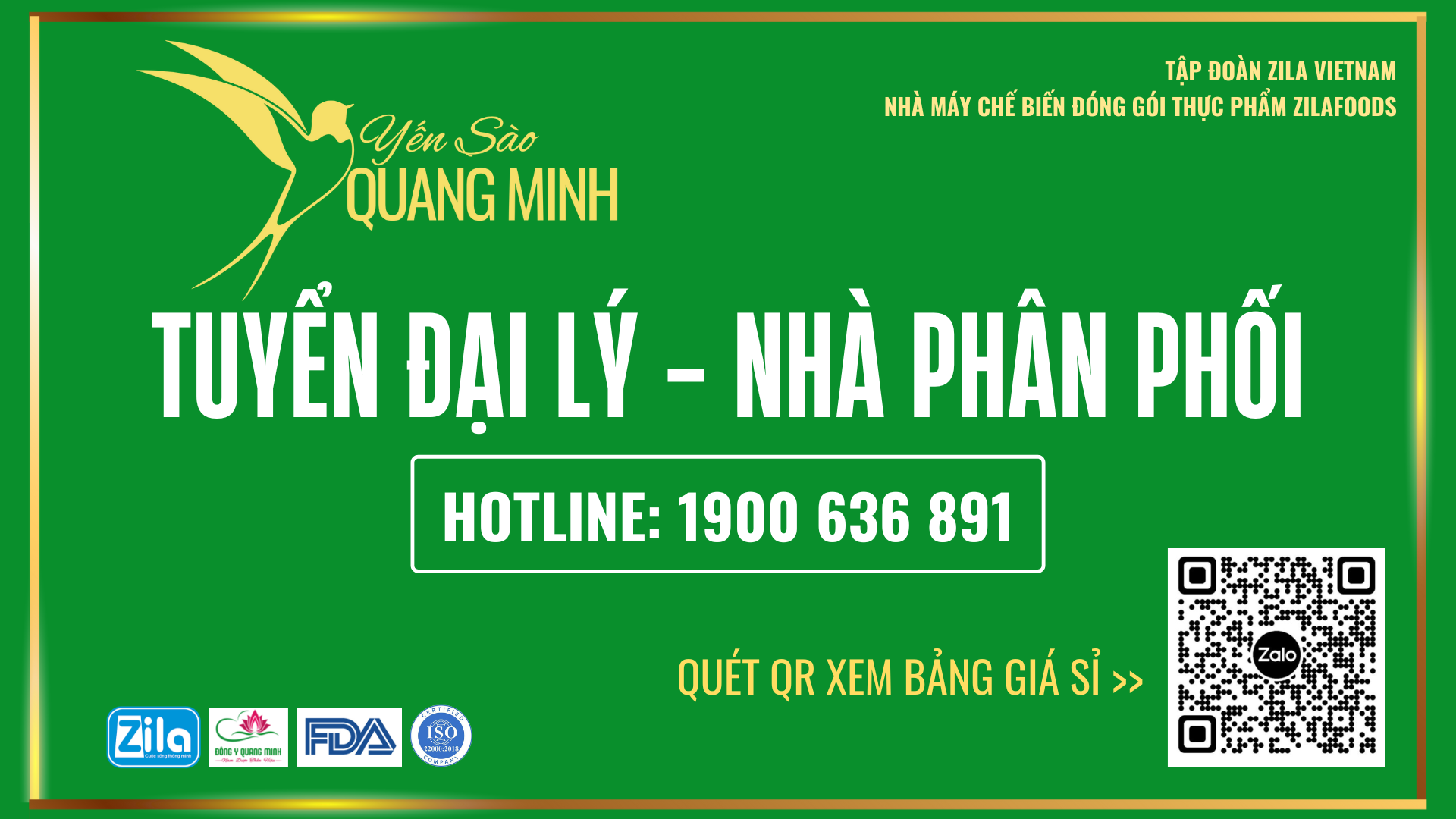 Yến Sào Quang Minh Mở Rộng Tuyển Đại Lý, Nhà Phân Phối Toàn Quốc - ĐÔNG ...