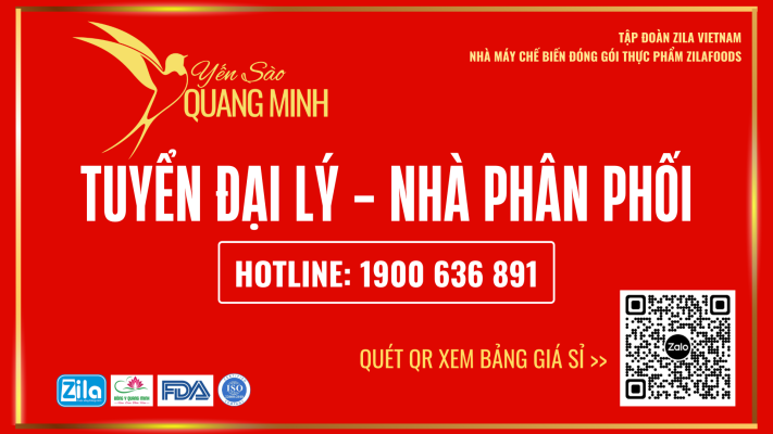 Tuyển Đại Lý - Nhà Phân Phối Kinh Doanh Yến Sào Quang Minh