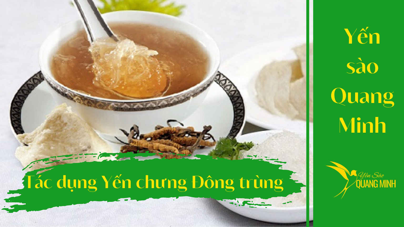 Yến chưng đông trùng hạ thảo
