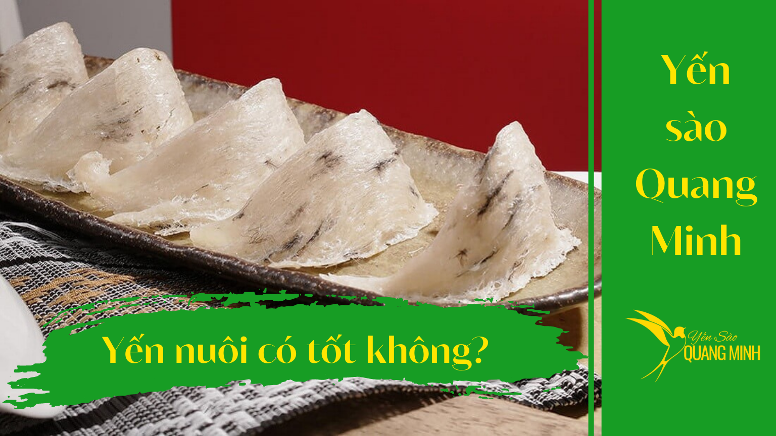yến sào thiên nhiên và yến sào nuôi