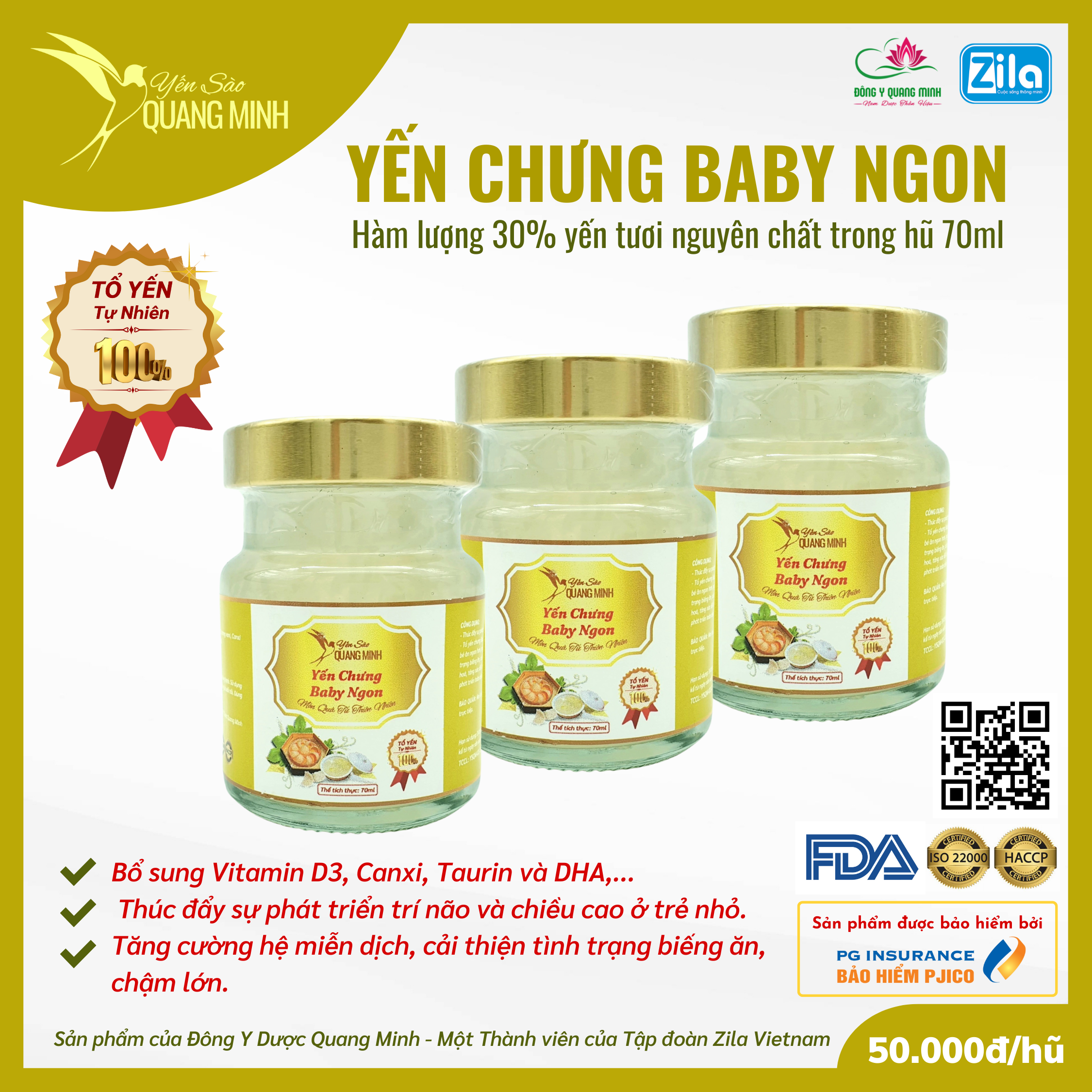 Yến chưng baby ngon cho trẻ em