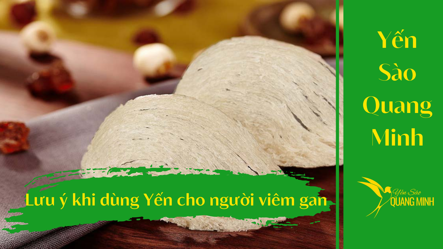 yến sào có tốt cho người bị bệnh viêm gan không