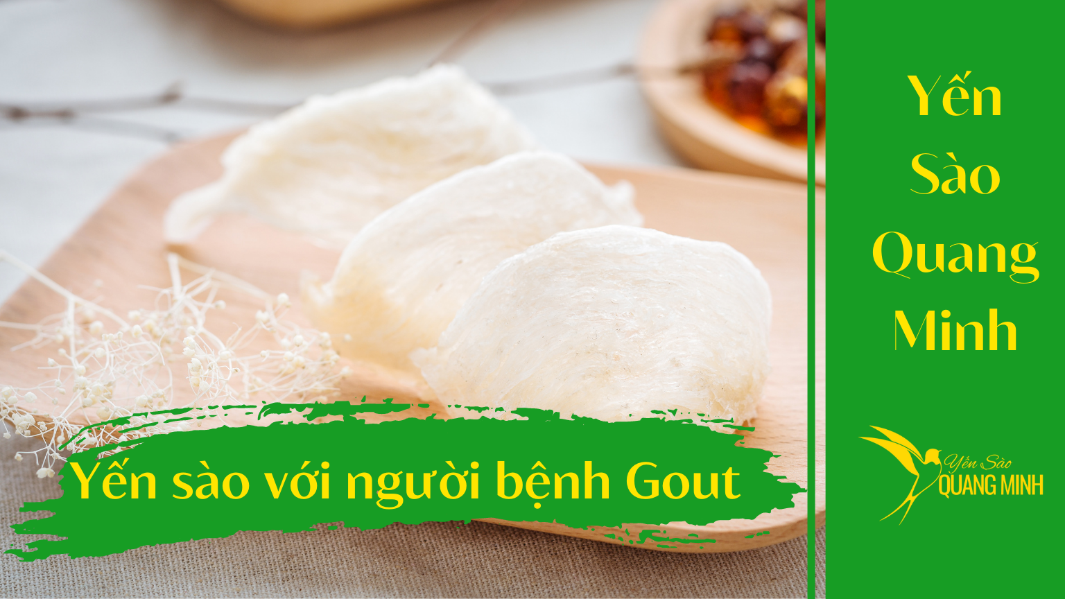 Bệnh gout ăn yến sào được không
