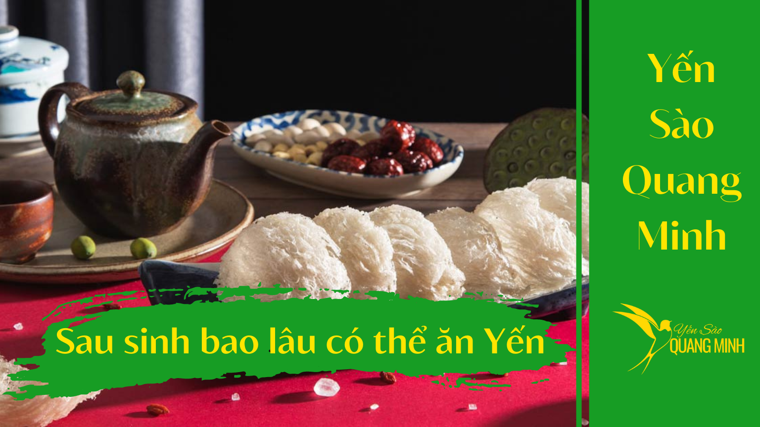 Phụ nữ sau sinh ăn yến được không