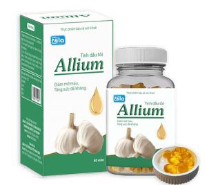 Tinh dầu tỏi allium hỗ trợ điều trị viêm họng, cảm cúm