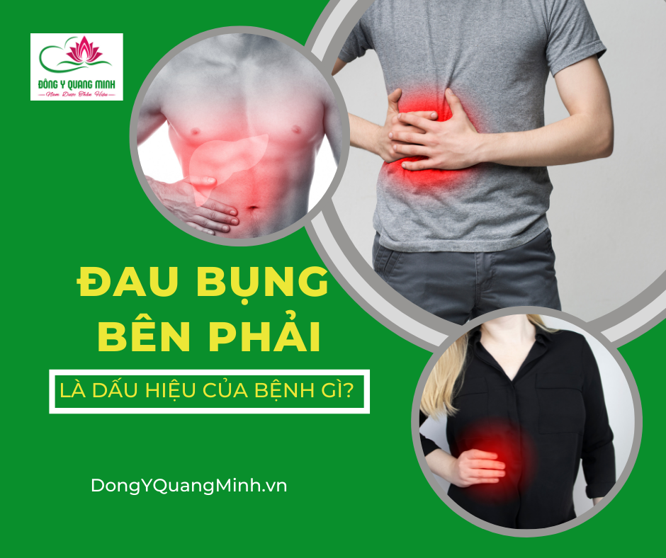 đau bụng bên phải