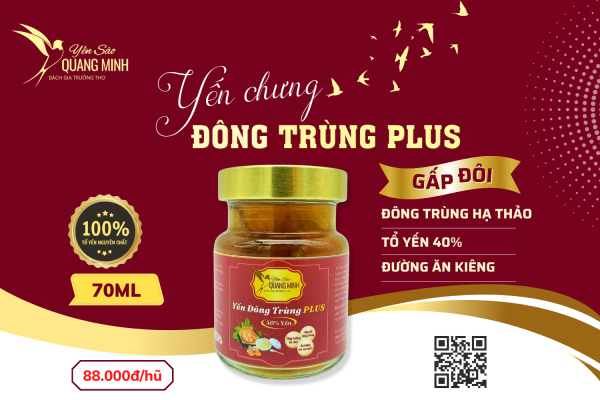 yến chưng đông trùng cho người tiểu đường
