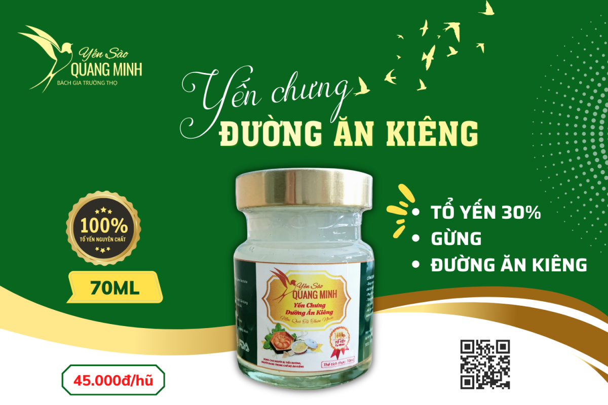 yến chưng cho người ăn kiêng