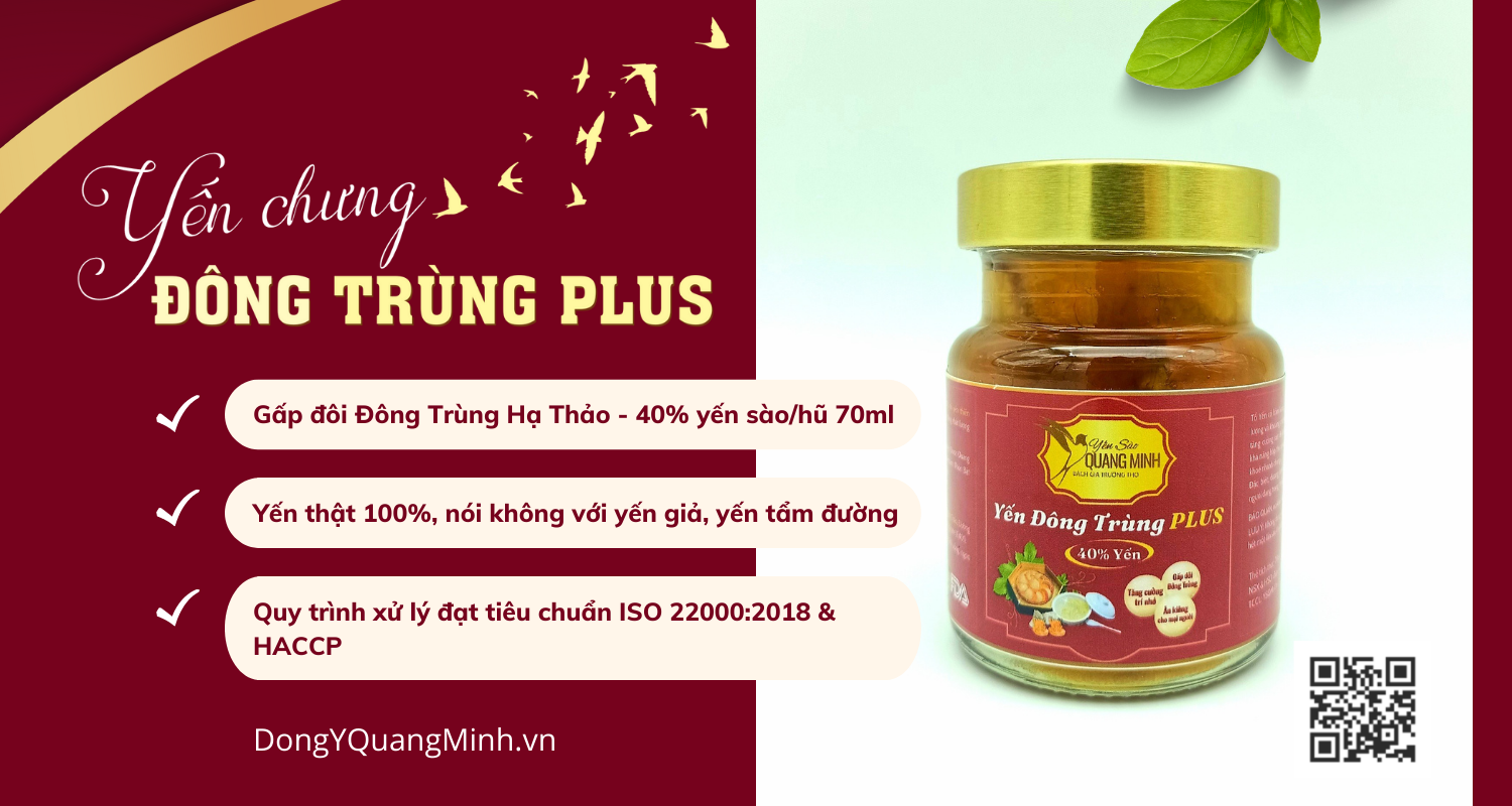 yến chưng đông trùng cho người tiểu đường