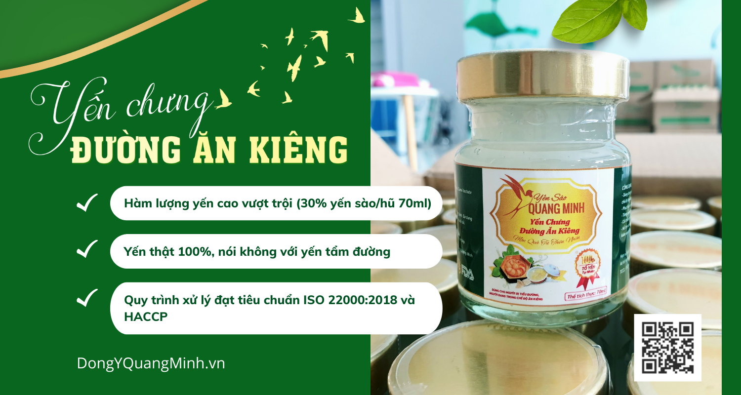 yến chưng cho người ăn kiêng