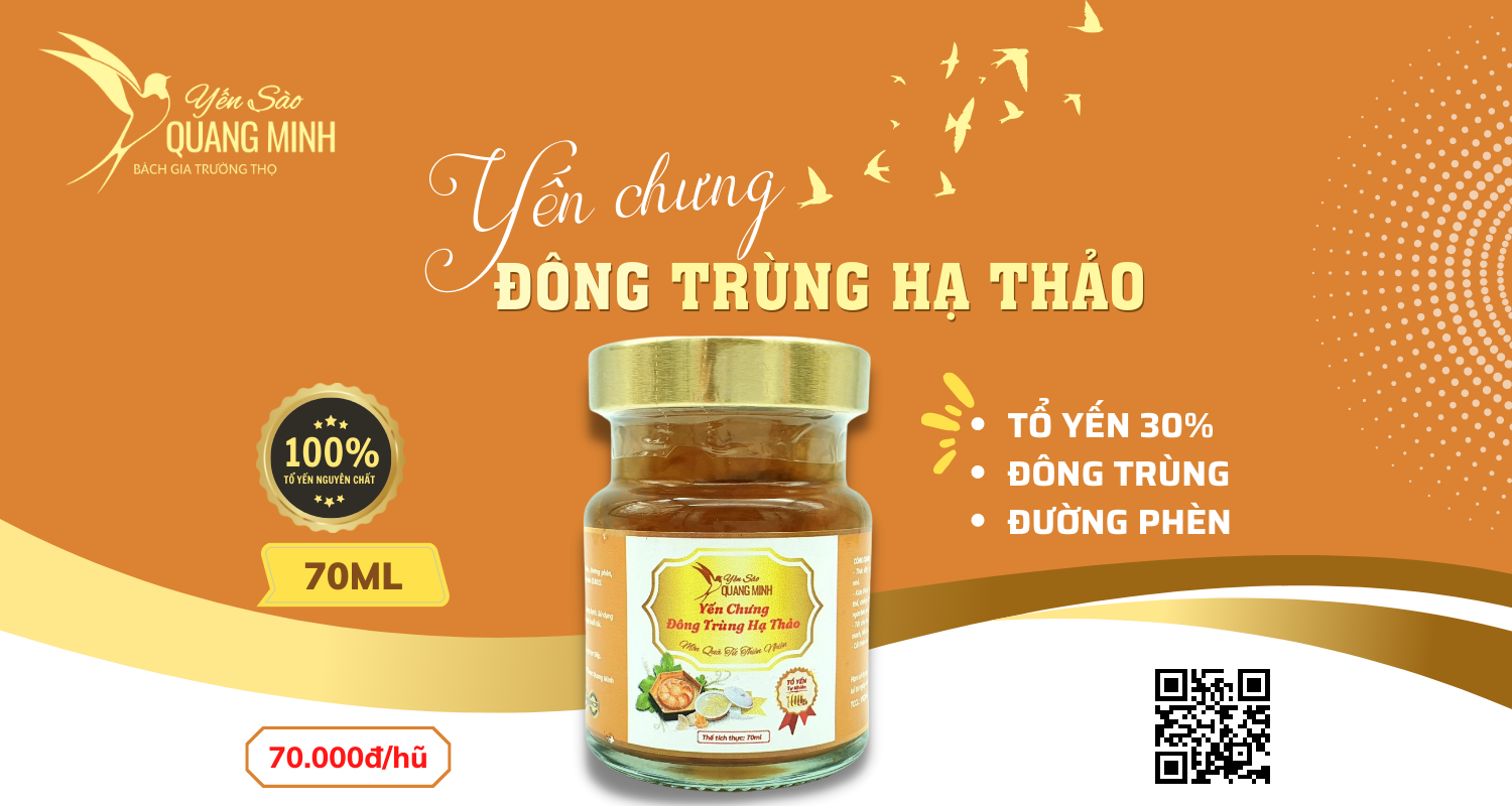 tác dụng yến chưng đông trùng hạ thảo