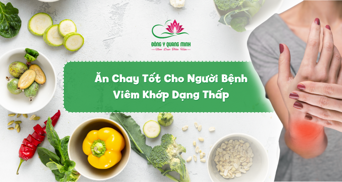 Ăn Chay Tốt Cho Người Bệnh Viêm Khớp Dạng Thấp