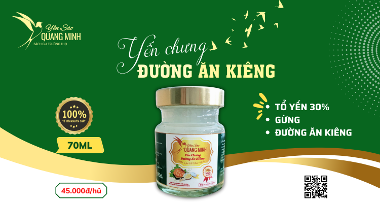 yến chưng đường ăn kiêng