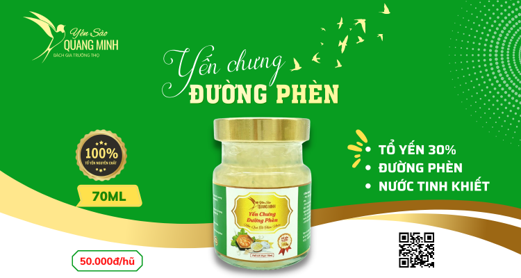 yến chưng đường phèn