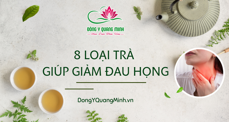trà giảm đau họng
