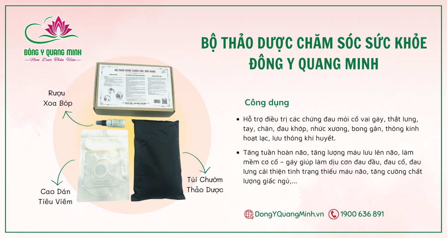 Bộ thảo dược chăm sóc sức khoẻ Quang Minh