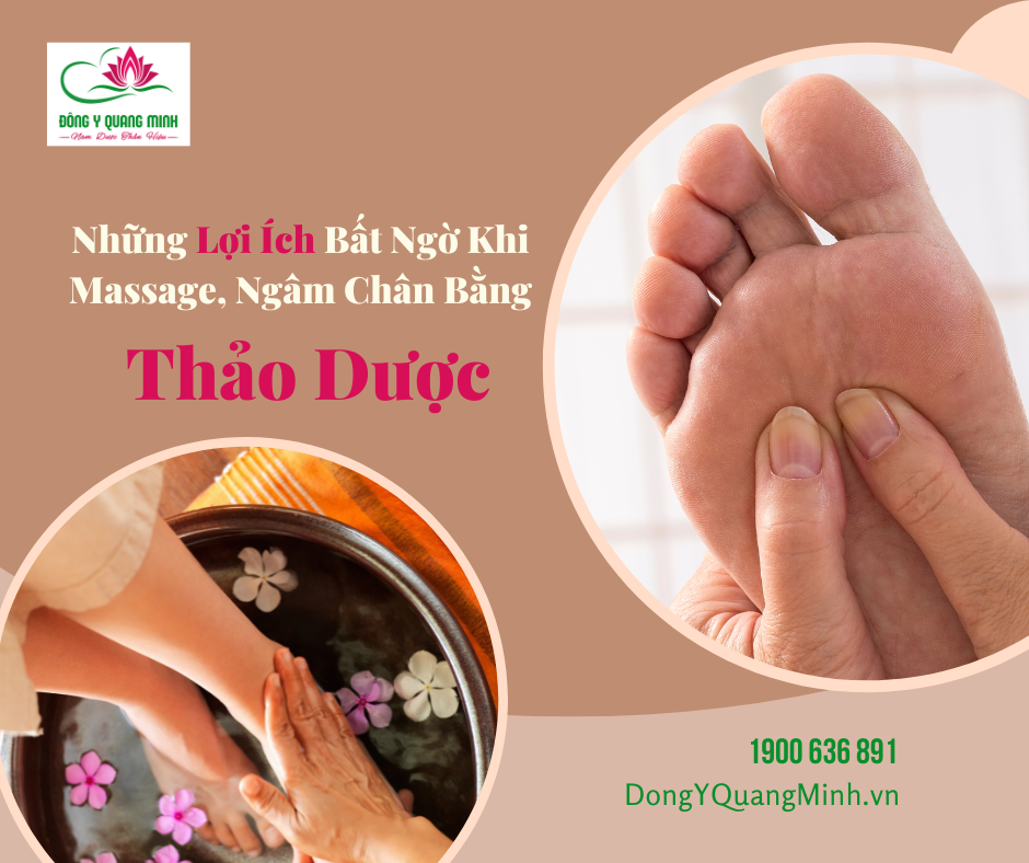 ngâm chân bằng thảo dược