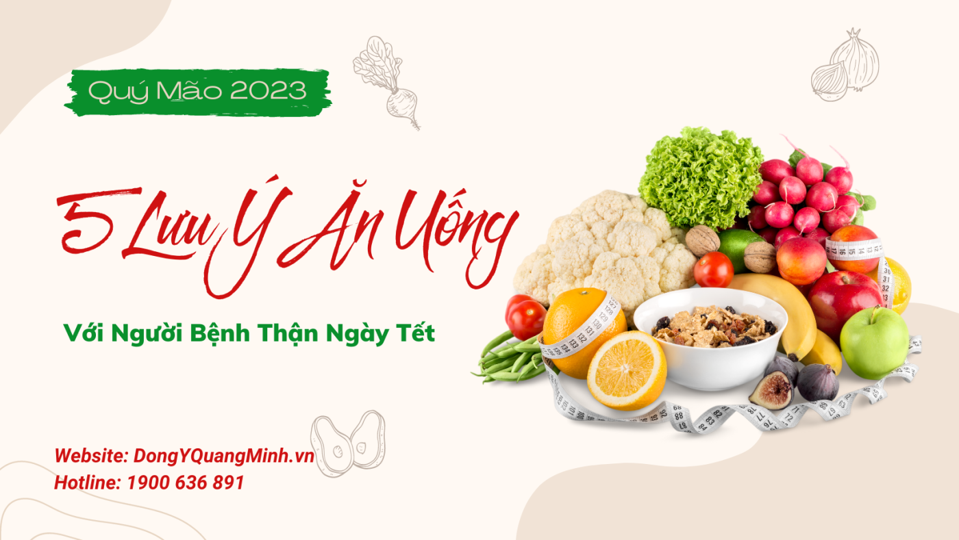 Ăn Uống Với Người Bệnh Thận Ngày Tết