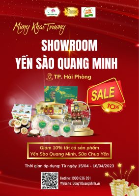 khai trương Showroom Yến Sào Quang Minh tại Thành phố Hải Phòng