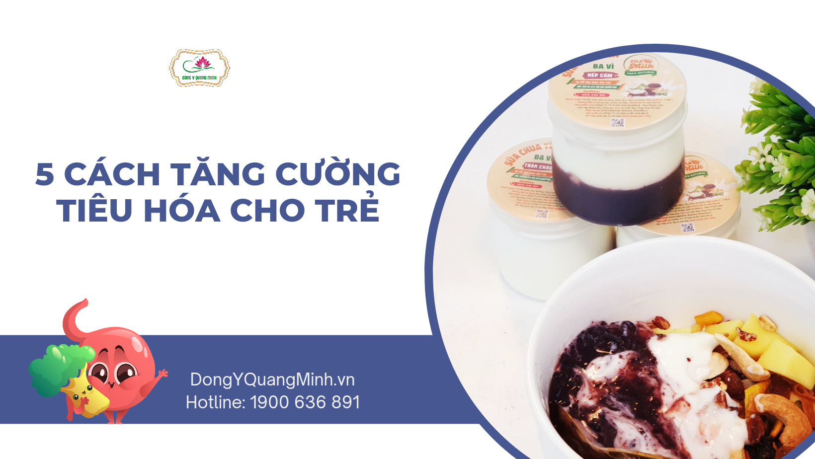 cách tăng cường tiêu hóa cho trẻ