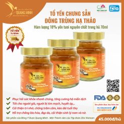 yến đông trùng 18%
