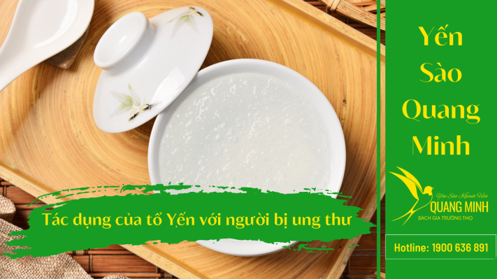 tác dụng của tổ yến với người bị ung thư
