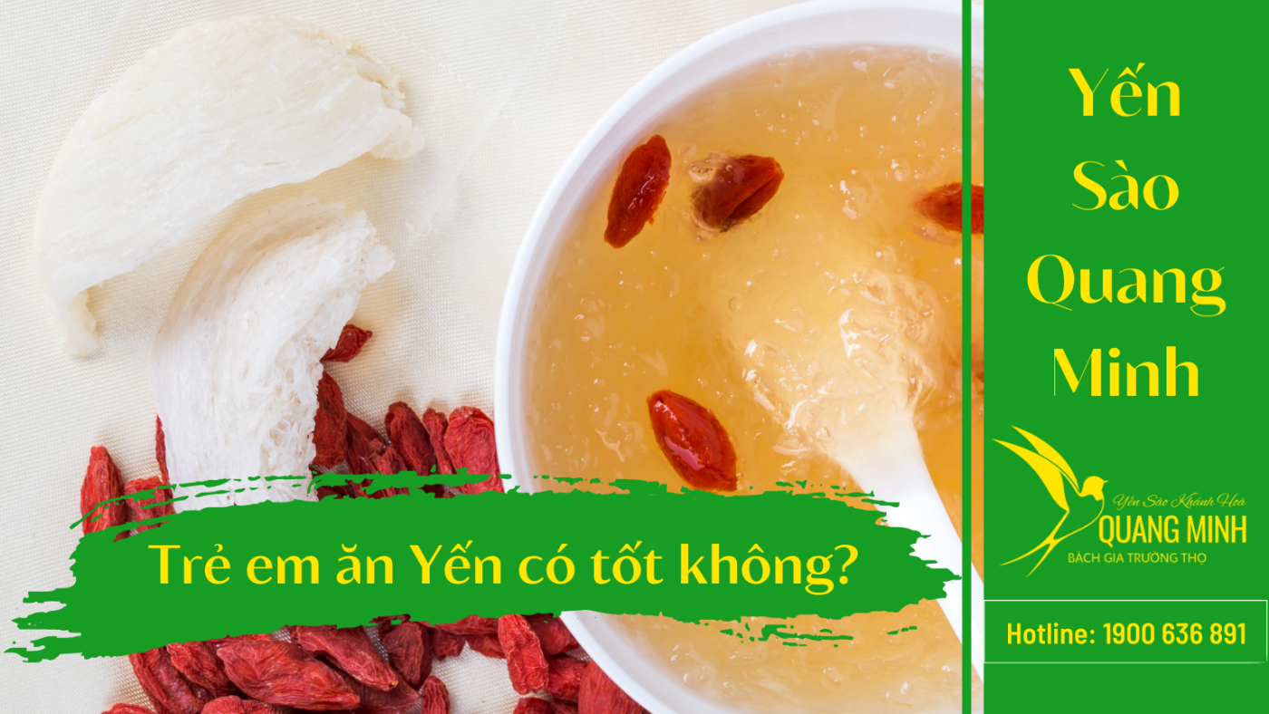 trẻ em ăn yến tuần mấy lần