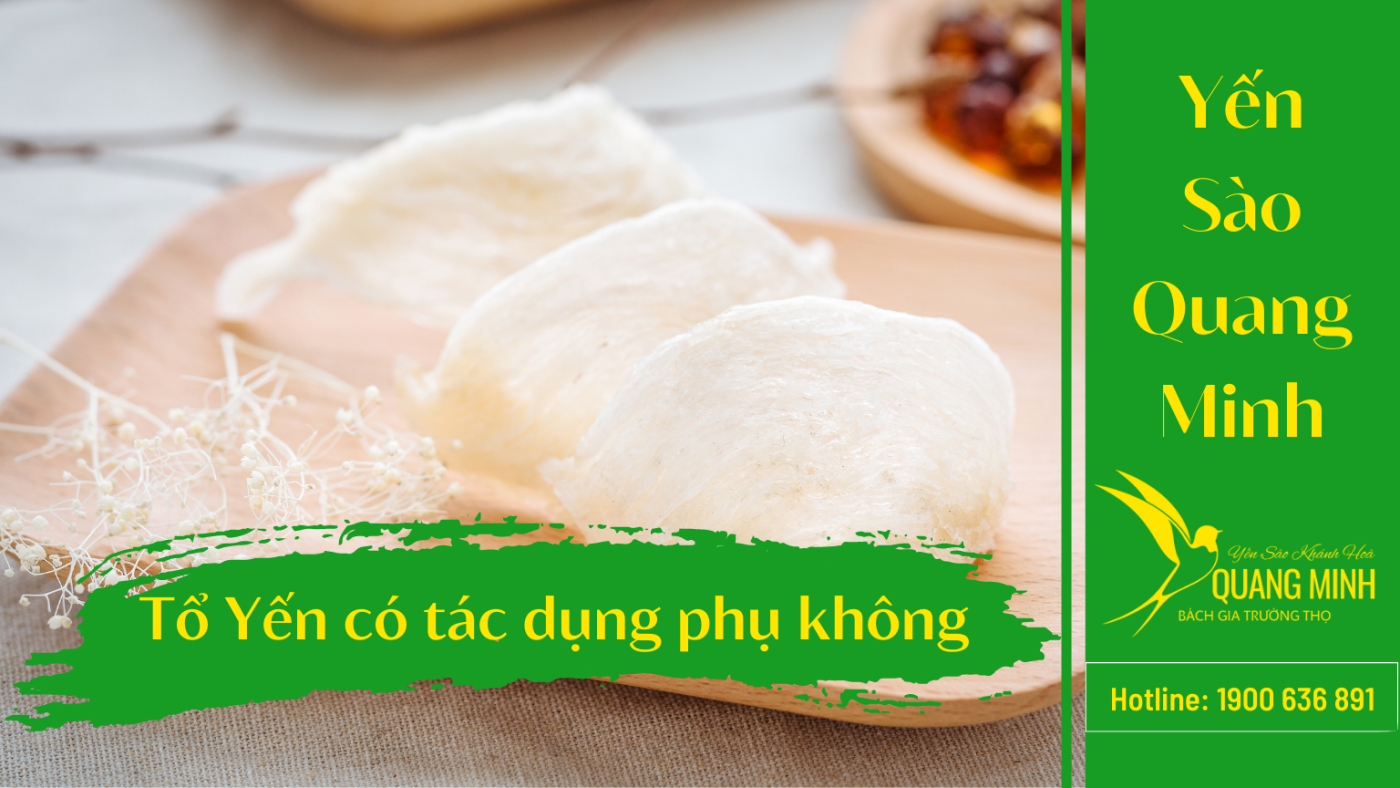 tác dụng phụ của tổ yến