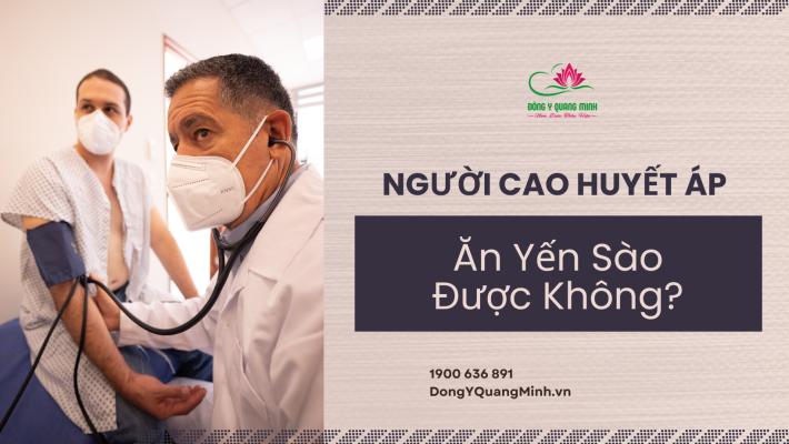 người cao huyết áp ăn yến sào được không