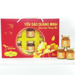 Hộp quà yến sào - Set 6 Hũ Yến Chưng Đông Trùng Hạ Thảo (18% Tổ Yến Nguyên Chất)