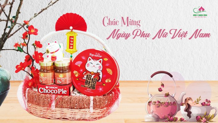 giỏ quà tặng yến sào ngày lễ 20/10