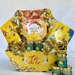 Giỏ quà yến sào cao cấp - quà tặng biếu Tết